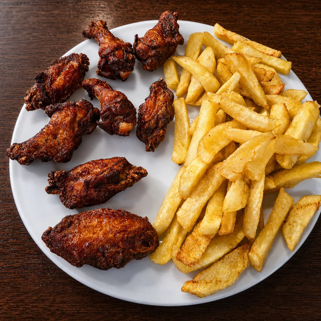 Alitak BBZ eta patatak – Obregon Bokaburger Barakaldo