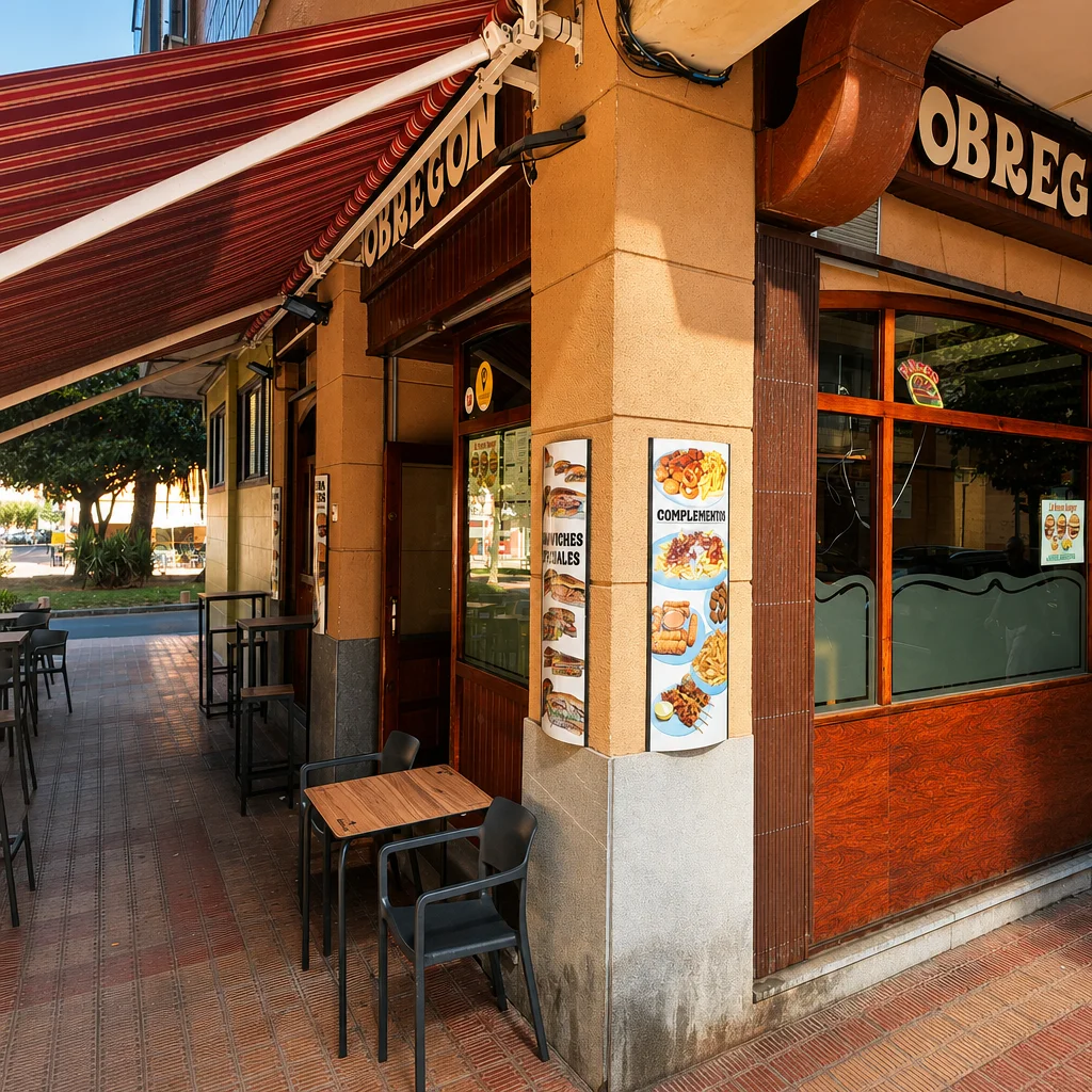 Hamburgesa bikoitza bacon eta arrautzarekin – Obregon Bokaburger Barakaldo